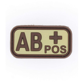 Patch groupe sanguin AB+ Coyote - JTG