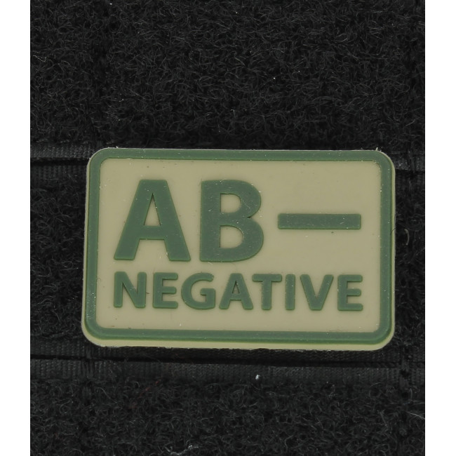 Set van 2 bloedgroep patches AB- Coyote - Helikon
