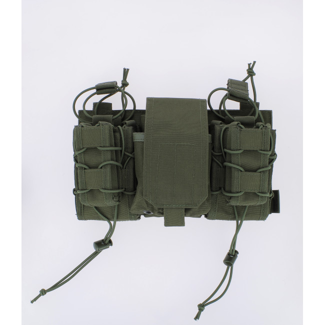 Porte chargeur Fast Rig Vert Olive - Kombat Tactical