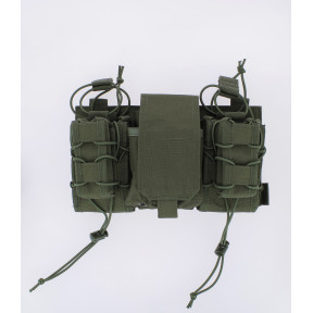 Porte chargeur Fast Rig Vert Olive - Kombat Tactical