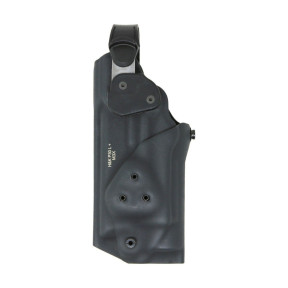 Holster roto HK P30 & Lampe M3X rh Niv II Kydex Schwarz + Tiefer Versatz 6500.6106 - Radar