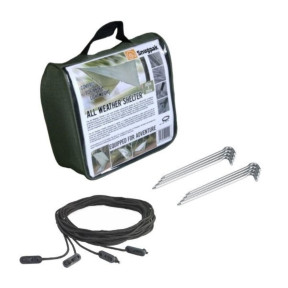 Allwetter-Plane 3 x 3m olivgrün - Snugpack