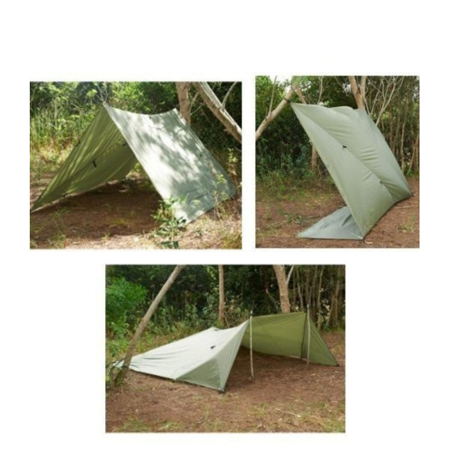 Allwetter-Plane 3 x 3m olivgrün - Snugpack