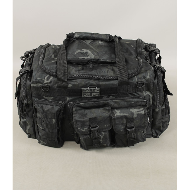 Sac à Dos VEVOR 45L Militaire Tactique Noir En Polyester Pour Voyage