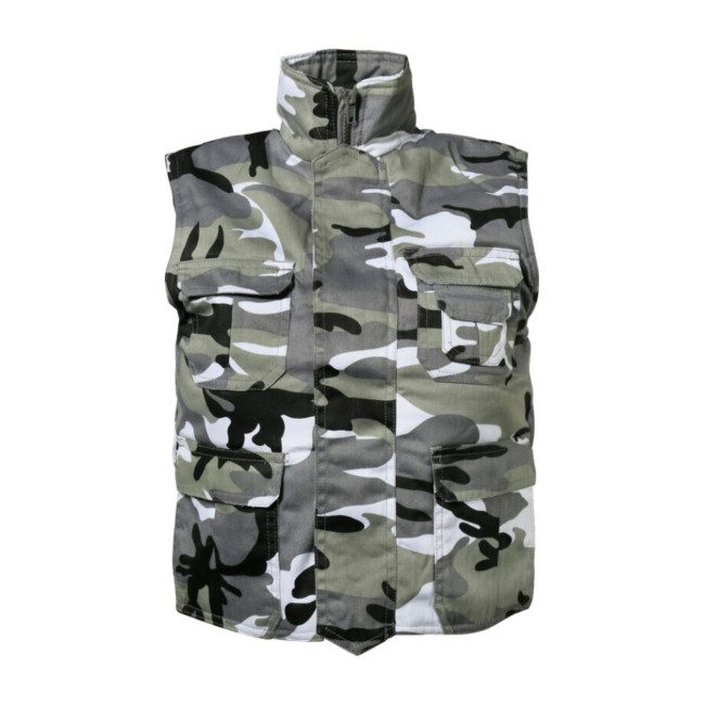 Rangers vest voor kinderen Camo Grijs stedelijk - Percussion