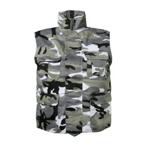 Gilet rangers enfant Camo Gris urbain - Percussion