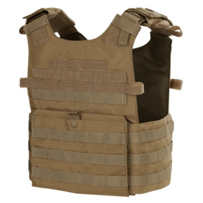 Gunner platendrager vest Coyote Brown - Condor
