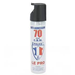Aérosol de défense Gaz 75ml - Le Protecteur