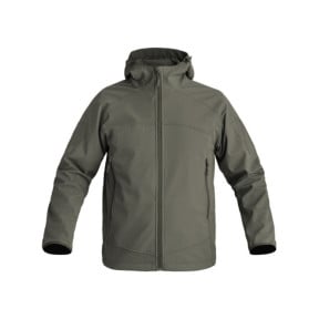 Olivgrüne Instructor Softshell-Jacke - A10 Equipment