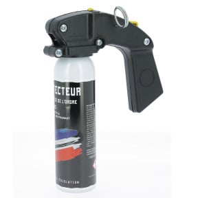 Aérosol anti-agression GEL CS 100ml avec poignée - LPSA