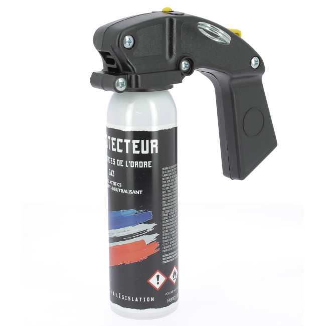Anti-agressie aerosol Gas CS 100ml met handgreep - LPSA