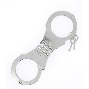 Scharnierhandschellen Nickel - TOE