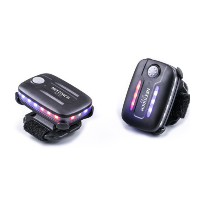 Aufladbare Mehrzweckbefestigungslampe UT22 - weißes Licht + rot/blau Stroboskop - 11 Lumen - Nextorch