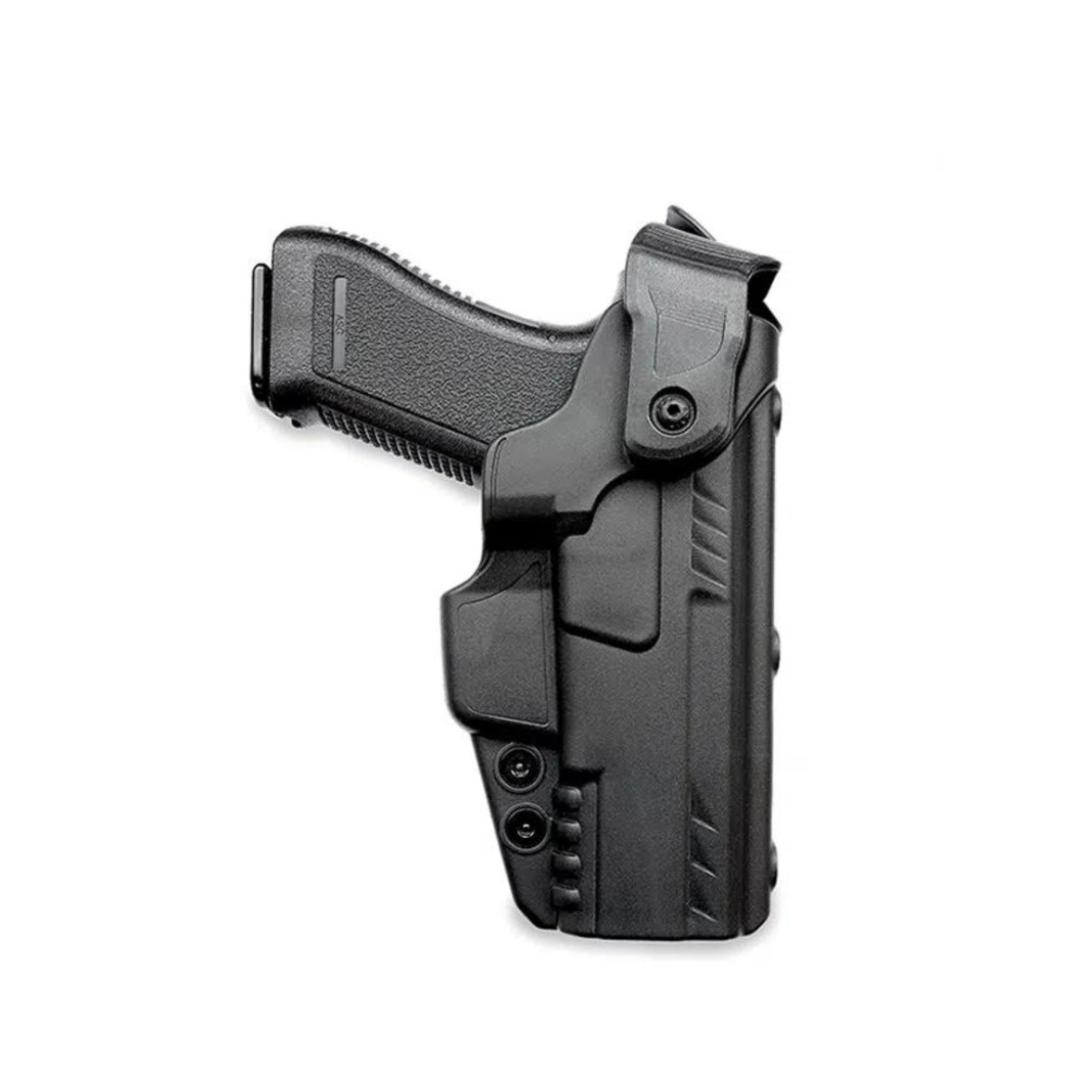 Fondina Da Spalla Per Pistola Per Glock 17 19, Fondine Ascellari Regolabili Con Porta Pistola E Porta Caricatori, Nylon Nero Taglia Unica