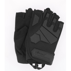 Rękawice bez palców Alpha Tactical Czarne - Kombat Tactical