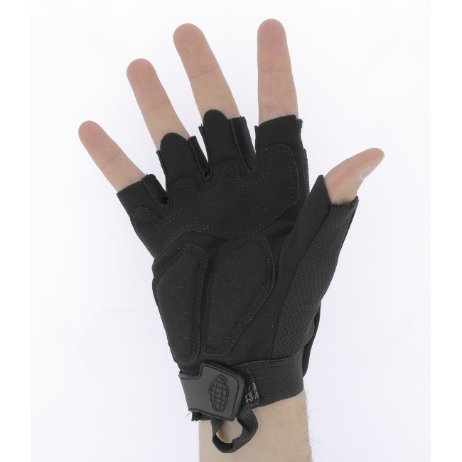 Alpha Tactical Vingerloze Handschoenen Zwart - Kombat Tactical