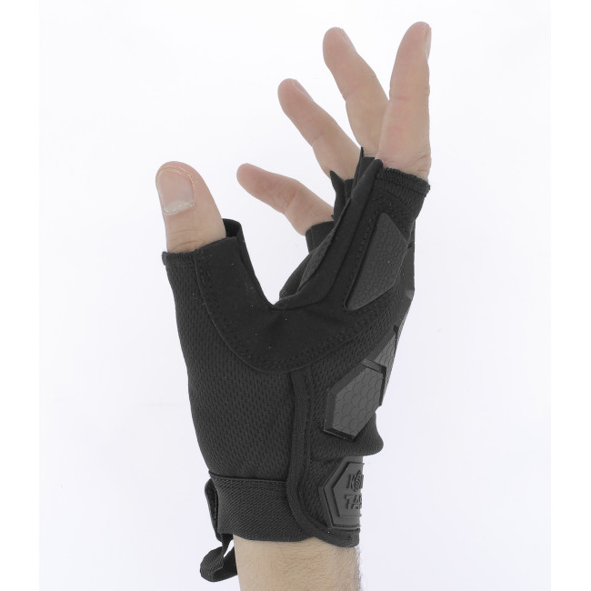 Alpha Tactical Vingerloze Handschoenen Zwart - Kombat Tactical