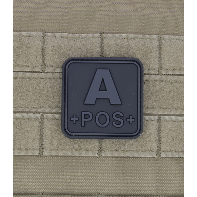 Patch carré groupe sanguin A+ Blackops - JTG