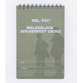 Wodoodporny notatnik duży format - Miltec