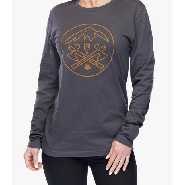 T-shirt axe mountain femme charcoal - 5.11 tactical