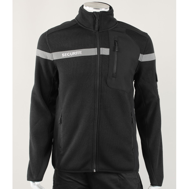 Sicherheits-Microfleece-Weste Nevada schwarz - Force Series