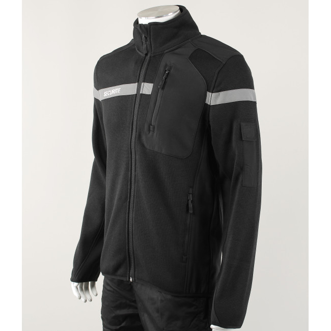 Sicherheits-Microfleece-Weste Nevada schwarz - Force Series