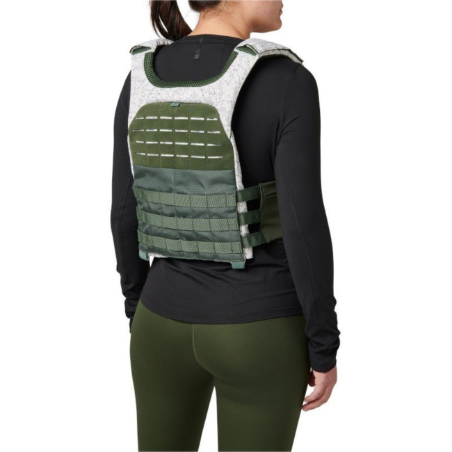 Porte plaque tactec trainer kombu green - 5.11 tactical