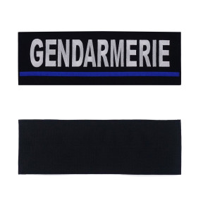 Gesticktes Identifikationsband Gendarmerie Blau - Patrol Equipement