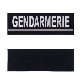 Gesticktes Identifikationsband Gendarmerie Grau - Patrol Equipement