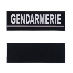Gesticktes Identifikationsband Gendarmerie Grau - Patrol Equipement