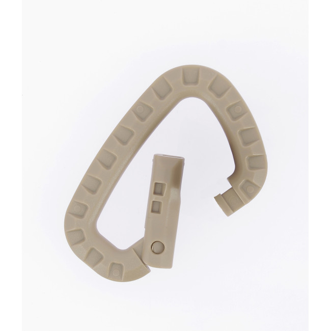 Asymmetrischer Karabiner tan - A10 Equipment