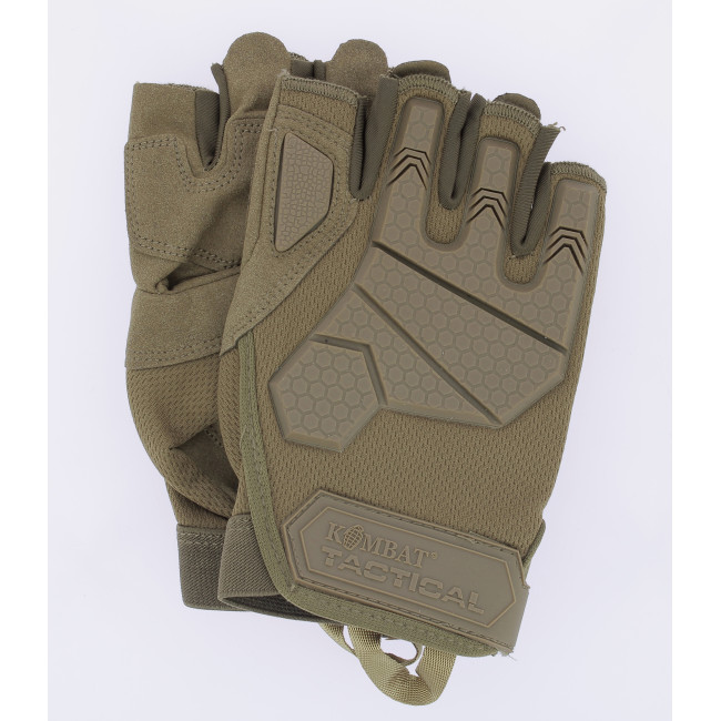 Alpha Tactical Coyote Vingerloze Handschoenen - Kombat Tactical
