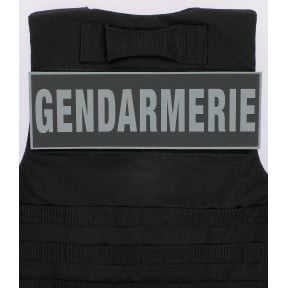 Umgekehrtes Gendarmerie-Band 10 x 30 cm - Patrol Equipement