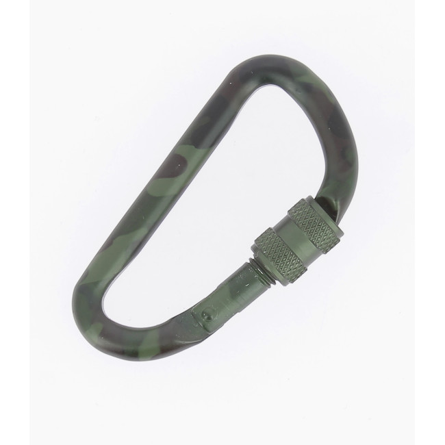 2 taktische Karabinerhaken 60 mm Tarnfarbe - Miltec