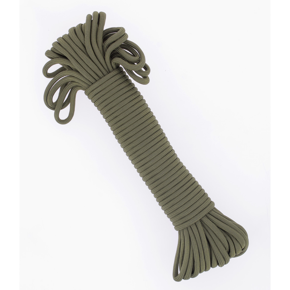 Paracorde Bushcraft 15m BCB - Vert Olive Résistant 50kg