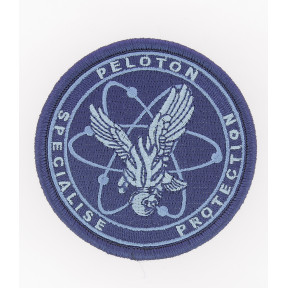 Écusson Peloton Spécialisé de Protection de la Gendarmerie Basse visi. Bleu
