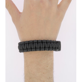 Bracelet Paracorde 2,2cm Noir - MilTec