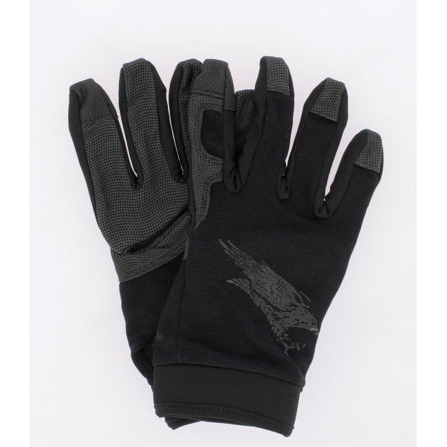 Gants de tir avec paume en cuir Noir - Defcon 5