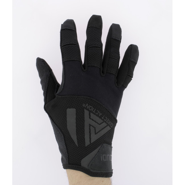 Harte Handschuhe aus schwarzem Kunstleder - Direct Action