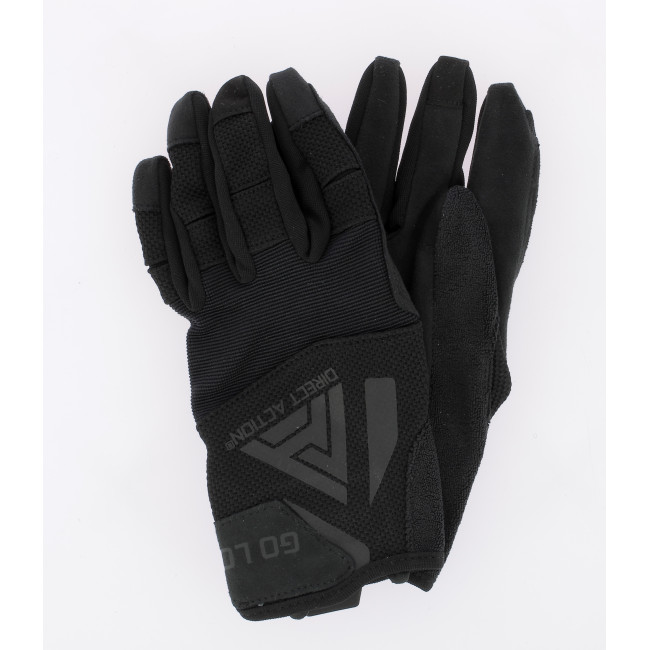 Gants durs en cuir synthétique noir - Direct Action