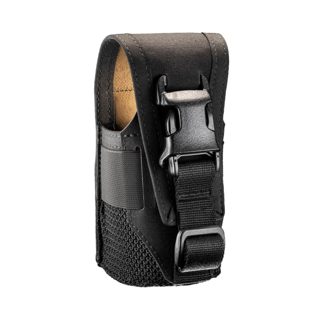 Porte fumigene ctb en mesh avec rabat & attache molle noir - FrogPro