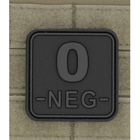 Vierkante patch bloedgroep O- blackops - JTG