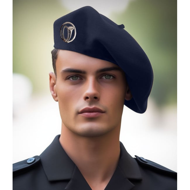 Béret militaire Alpin bleu marine 100% laine - Patrol