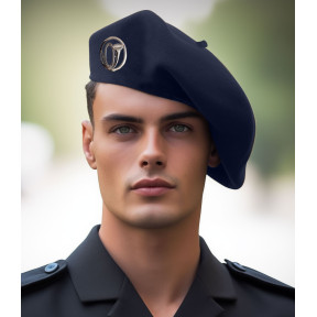 Béret militaire Alpin bleu marine 100% laine - Patrol