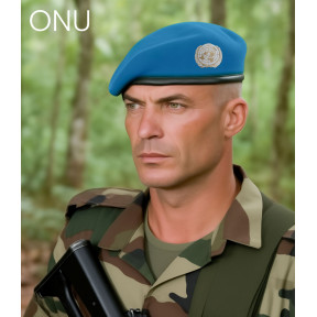 Béret Militaire Bord en Cuir Onu - Patrol Équipements