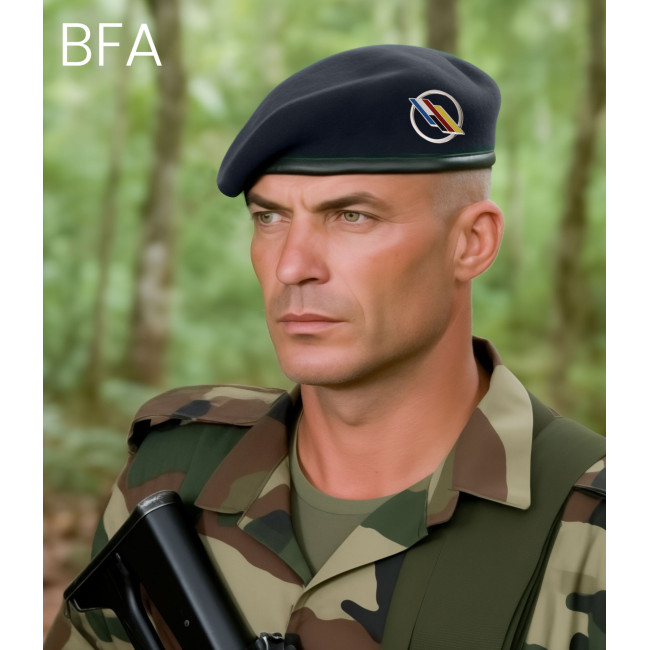 BFA Militärbaske mit Lederrand - Patrol Ausrüstungen