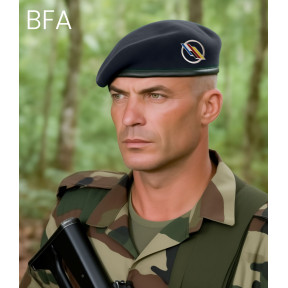Béret Militaire BFA Bord en Cuir - Patrol Équipements