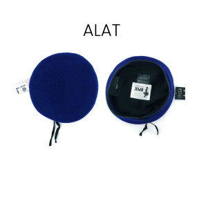 Militaire baret Alat blauw met leren rand - Patrol Équipements
