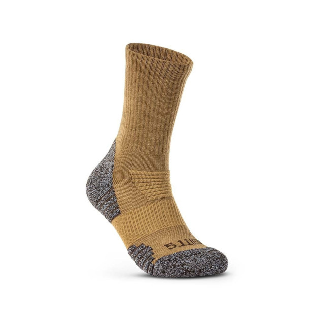 Lot de 2 paires de chaussettes duty ready ultra us dark coyote - 5.11 Tactical
