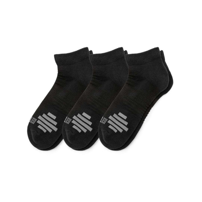 Set von 3 Paar PT-R + Ankle Socken Schwarz - 5.11 Tactical